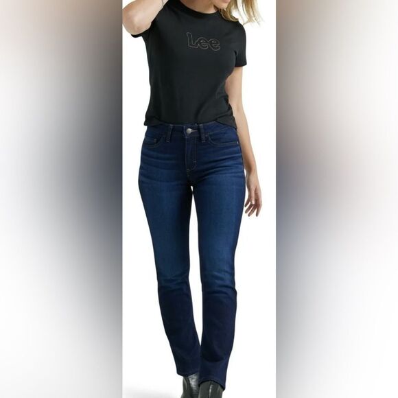 NWOT … LEE “Size: 12” Slim Fit Mid Rise Jeans - Picture 1 of 8